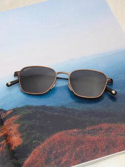TED SMITH - Metal Black Square Sunglass for Unisex-Sun-Thinray 2_C4 (51)