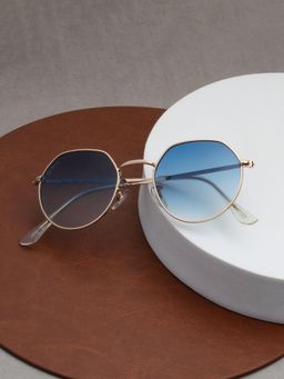 TED SMITH - Metal Blue Irregular Sunglass for Unisex-Tees-10_C1 (50)