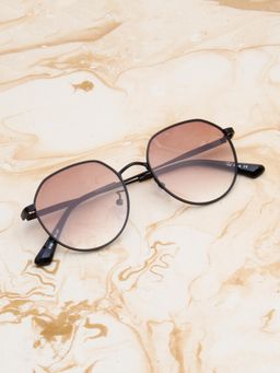 TED SMITH - Metal Brown Irregular Sunglass for Unisex-Twoway_C4 (56)