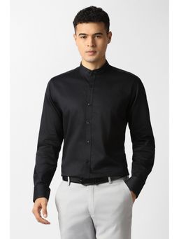 Van Heusen - Black Cotton Full Sleeves Shirt