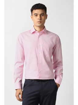 Van Heusen - Pink Cotton Full Sleeves Shirt