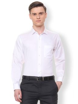 Van Heusen - White Cotton Full Sleeves Shirt