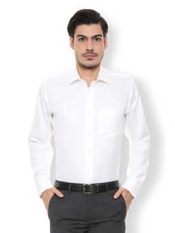 Van Heusen - White Cotton Full Sleeves Shirt