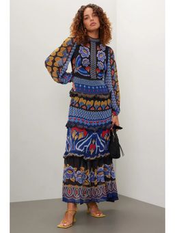 ANNY - Women Multicolor Floral Printed Dress