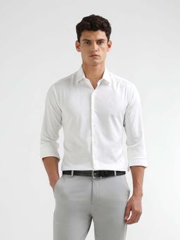 Arrow Newyork - Men's Manhattan Slim Fit Textured Formal Shirt