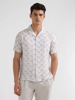 Arrow Newyork - Men's Printed Cuban Casual Shirt
