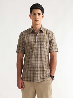 Arrow Sports - Men's Twill Plaid Checked Casual Shirt