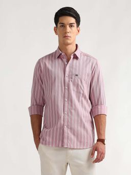 Arrow Sports - Men's Slim Fit Vertical Striped Casual Shirt