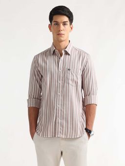 Arrow Sports - Men's Slim Fit Vertical Striped Casual Shirt