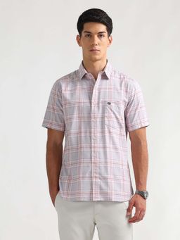 Arrow Sports - Men's Oxford Plaid Checked Casual Shirt