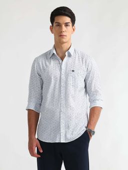 Arrow Sports - Men's Floral Printed Slim Fit Casual Shirt