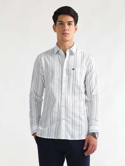 Arrow Sports - Men's Chelsea Slim Fit Vertical Striped Casual Shirt