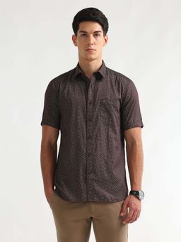 Arrow Sports - Men's Printed Satin Casual Shirt