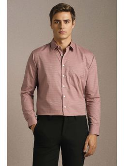 Louis Philippe - Men Textured Full Sleeves Formal Shirt