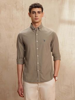U.S. POLO ASSN. - Men's Solid Button-Down Casual Shirt