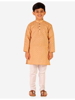 Pro Ethic Style Developer - Boys Ethnic Wear Cotton Kurta Pajama - Beige