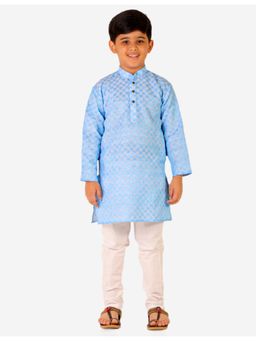 Pro Ethic Style Developer - Boys Ethnic Wear Cotton Kurta Pajama - Blue