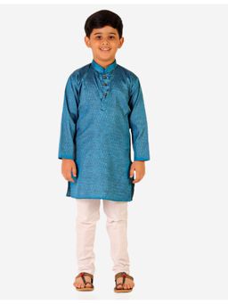 Pro Ethic Style Developer - Boys Ethnic Wear Cotton Kurta Pajama - Blue
