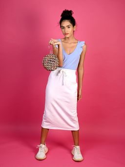 Odette - Tweed Multicoloured Tread Spherical Clutch For Women