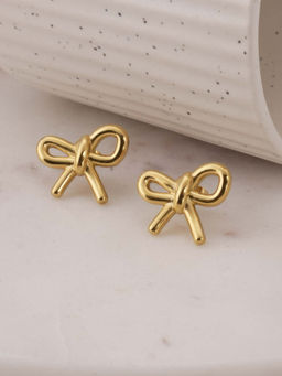 Palmonas - Gold Timeless Bow Stud Earrings