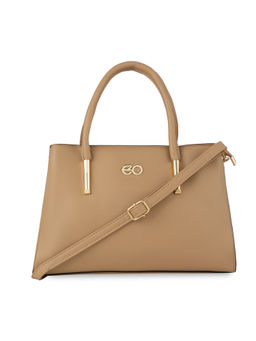 E2O - Structured Satchel For Women - Khaki
