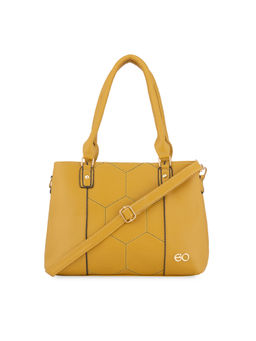 E2O - Structured Satchel For Women - Tan