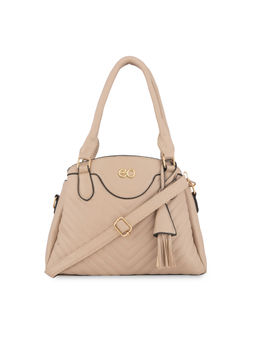 E2O - Structured Satchel For Women - Beige