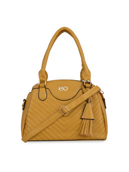 E2O - Structured Satchel For Women - Tan