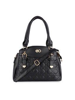 E2O - Structured Satchel For Women - Black