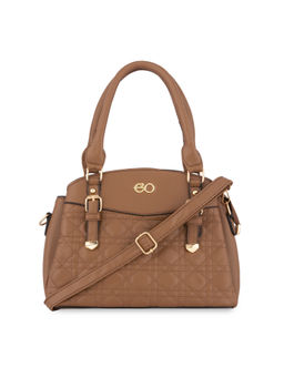 E2O - Structured Satchel For Women - Khaki