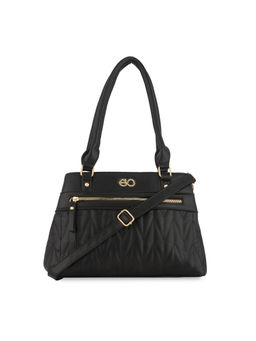 E2O - Structured Satchel For Women - Black