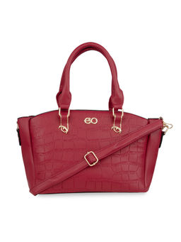 E2O - Structured Satchel For Women - Red