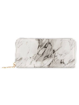 E2O - Structured Wallet For Women - White