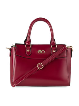 E2O - Structured Satchel For Women - Red