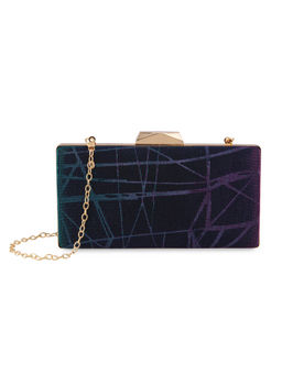 E2O - Structured Clutch For Women - Purple