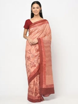 Fabindia - Silk Tussar Printed Sari