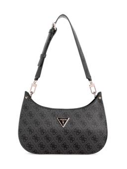 Guess - Black Meridian Mini Top Zip Shoulder Bag