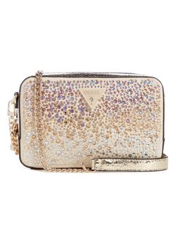 Guess - Gold Lua Mini Crossbody Top Zip