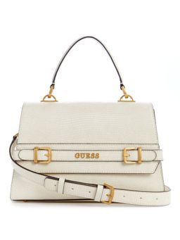 Guess - Off White Sestri Top Handle Flap Bag