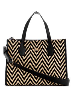 Guess - Black Silvana 2 Compartment Tote Bag