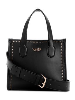Guess - Black Silvana 2 Comp Mini Tote Bag