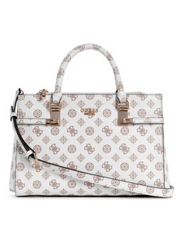Guess - White Loralee Status Satchel Bag