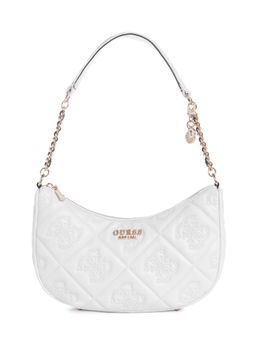 Guess - White Marieke Top Zip Shoulder Bag