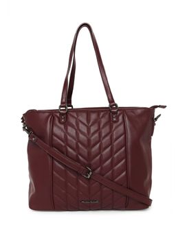 Marina Galanti - Maroon Color Soft PU Material Medium Size Shopping Bag - MB0377SG3021