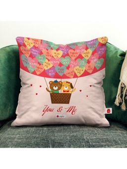 Indigifts - Pink Valentine You and Me Printed Cushion, Valentine Gifts, Love Gift