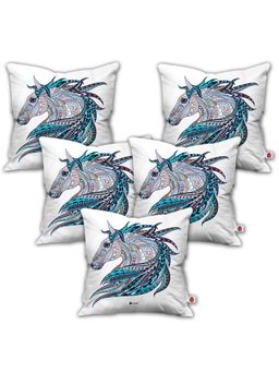 Indigifts - Unicorn Printed Cushions (Pack Of 5)