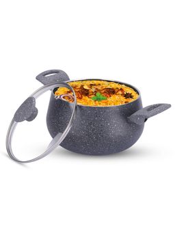 The Better Home - Handi Set With Lid Sauce Pot, 3L, 2.9Mm, Black