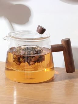 UMAI - Borosilicate Jug Borosilicate Glass with Wooden Handle 770ml