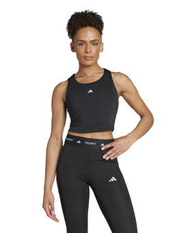 adidas - Tf Crop Tk Women Black Training Vest
