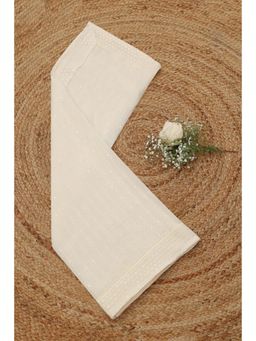 Soch - Cream Embroidered Dupatta